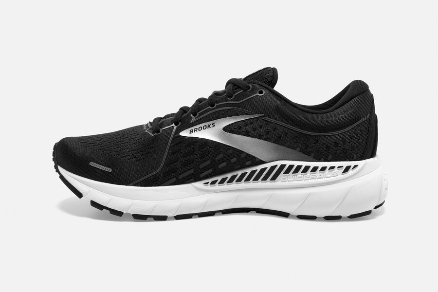 Brooks Adrenaline GTS 21 Road Running Shoes Womens Black/White 824751-QVL